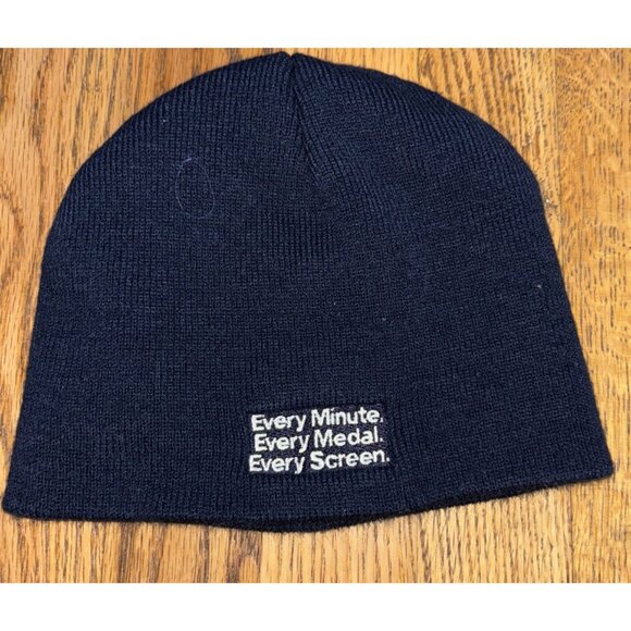 NBC SOCHI 2014 Olympic Beanie Hat Cap Blue - Picture 2 of 5